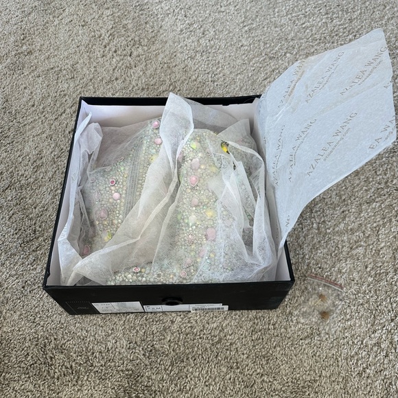 Sparkling Gem-Studded Heeled Boots - Picture 6 of 7